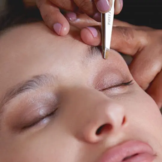 Brow Shaping at Rescue Spa